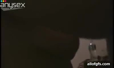 Dark haired petite sex pot shows off her nice oral skills to kinky guy