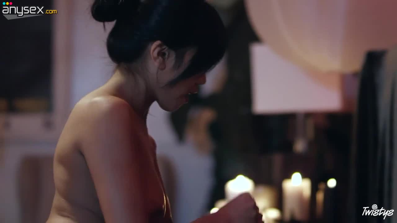 Gorgeous Asian masseuse Ember Snow fondles her client before passionate sex Free Porn Videos | ePornAny.