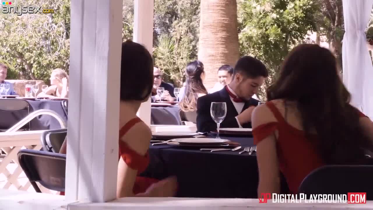 Filthy babes Adria Rae and Ashley Anderson seduce one guy at the party Free Porn Videos | ePornAny.