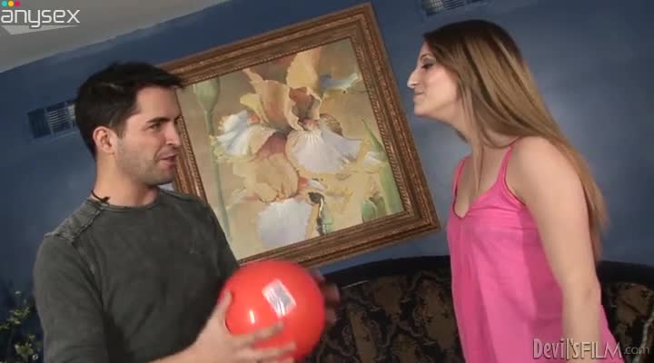 Bitchy brunette chick blows hard penis of her guy Free Porn Videos | ePornAny.