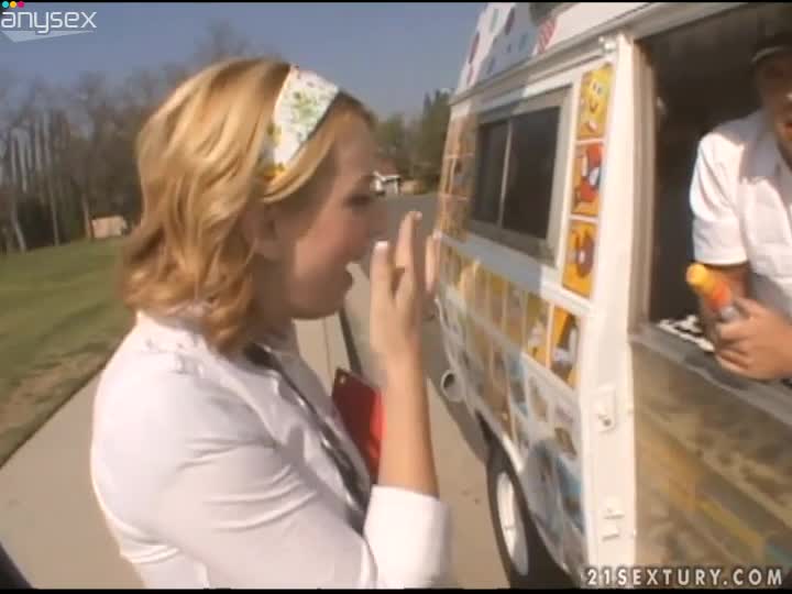 Pretty teen Lexi Belle seduces ice cream vendor and shows off him her big boobies Free Porn Videos | ePornAny.