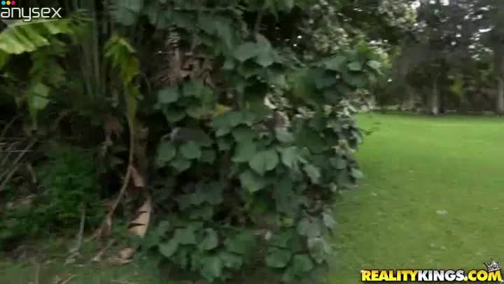 Nasty hoochie Aryah May gives head and fucks doggy style outdoor Free Porn Videos | ePornAny.