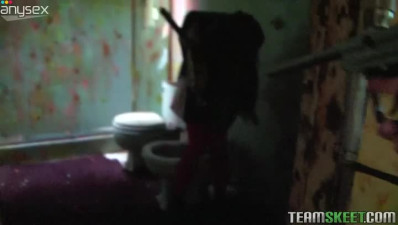 Skinny nineteen yeal old brunette got her pussy rubbed and fucked