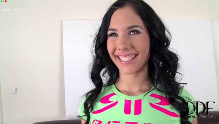 Jaw dropping brunette shows off her jugs and adorable ass Free Porn Videos | ePornAny.