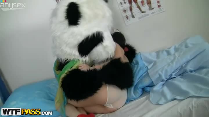 Sweetie Nene sucks cock of guy wearing panda costume Free Porn Videos | ePornAny.