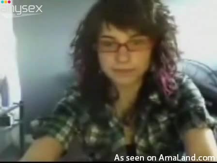 Nerdy curly haired teen fondles her tight tits on webcam Free Porn Videos | ePornAny.