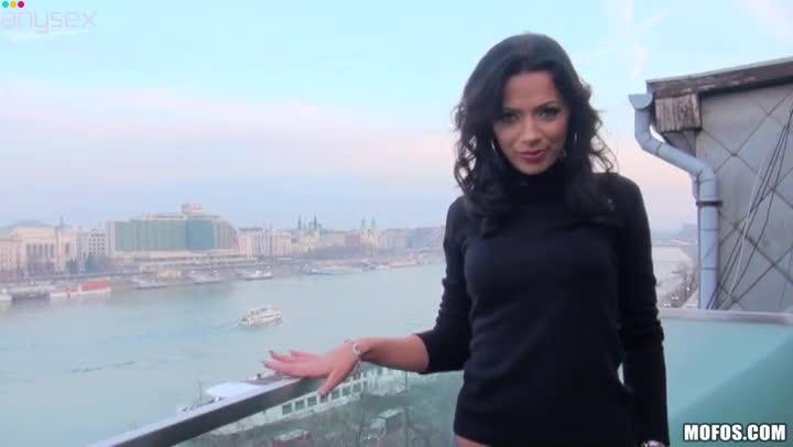 Super attractive babe Shalina Devine poses on a terrace and strips slowly Free Porn Videos | ePornAny.