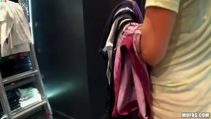Katie King gives POV style blowjob in the dressing room at the mall Free Porn Videos | ePornAny.