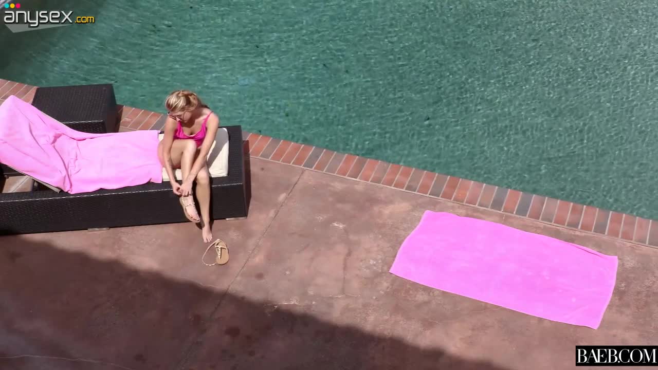 Spoiled rich bitch Arya Fae gets her pussy licked and fucked by the poolside Free Porn Videos | ePornAny.