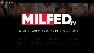 Lustful MILF teaches her stepdaughter how to fuck on practice with her bf