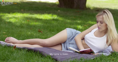 This Charming Slim Blonde Cutie Passes Half Of Her Day Off Masturbating Naked In Bed