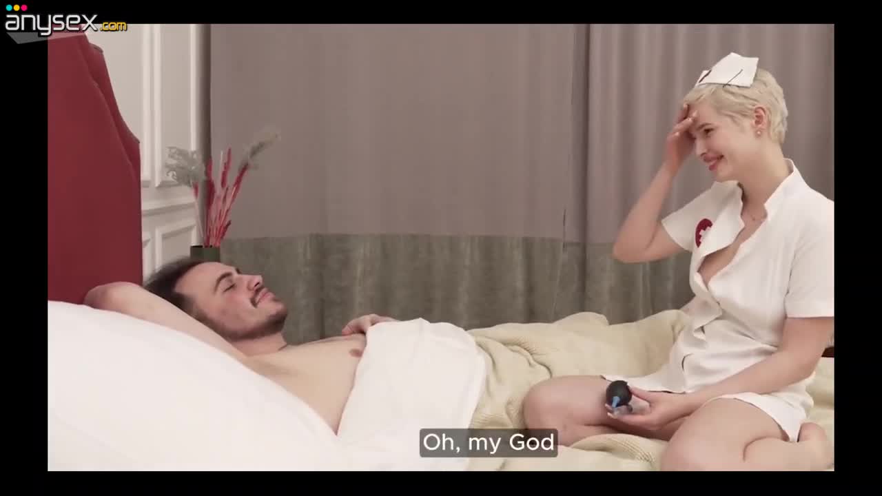 The blonde nurse helps her patient by taking his dick and working it till it fills her Free Porn Videos | ePornAny.