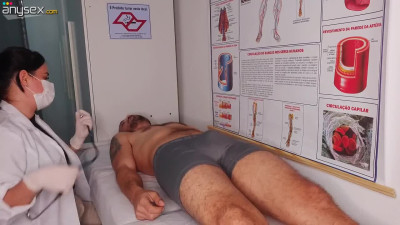 The Nurse Gets Dick Up Her Face at the Hospital
