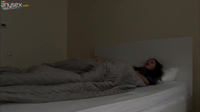 Russian stepsister woke up from her stepbrother's cock in her pussy