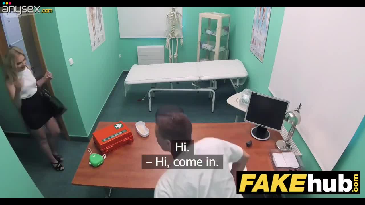 A horny doctor gives a blondie health test and a blowjob in his office Free Porn Videos | ePornAny.