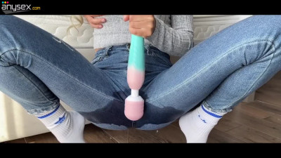 A selection of summer squirts from a lonely blonde and her sex toys