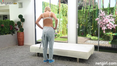 This slutty blonde needs him to fuck her ass passionately