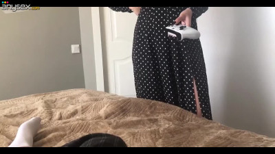 Stepsis with a fine ass can't play her beloved videogames so she decides to play with her brother's cock instead