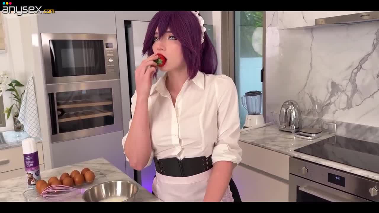 Sexy Busty Violet-haired Maid Lucy From the Project QT Game Wanna Treat You To Her Sweet Pussy Free Porn Videos | ePornAny.