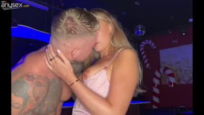 Blonde chick gets her tight pussy devoured by a big cock boyfriend