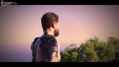 Leonidas from 300 takes advantage of a girl from the Persian camp