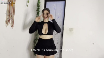A brunette whore has her man please her tight and juicy vagina