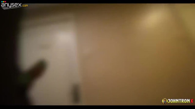 POV fuck with hot chubby Asian babe with big round ass