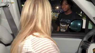 Blonde MILF picked up two bbc guys and made their first threesome unforgettable