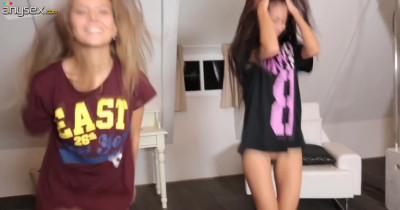 Sensual lesbian fuck with hot teen babes