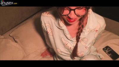 Steamy Stepsister POV with Redhead Beauty In Pajamas