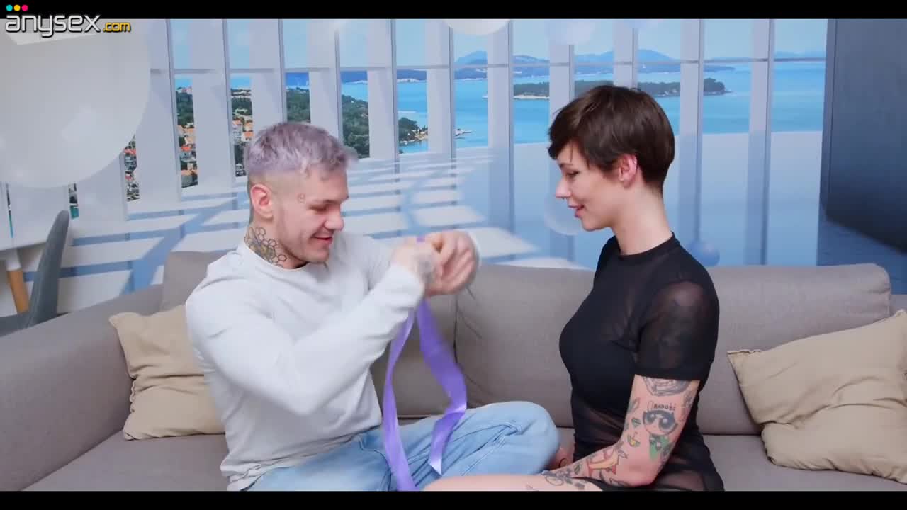 Got his tomboy wife such a good birthday gift Free Porn Videos | ePornAny.