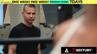 Monika Fox's Gym Thrill: Double Decker Delight
