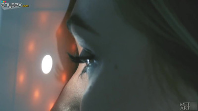 Super sexy blonde girl indulges into erotic masturbation in her bedroom