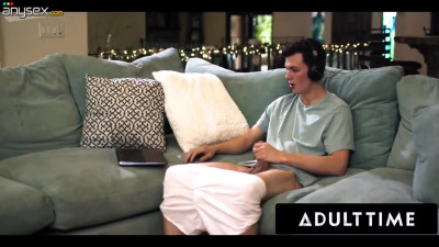 A slutty stepmom decides it's time for her stepson to stop gooning