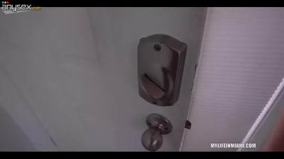 A local slut can just knock on the door and fuck with a stranger