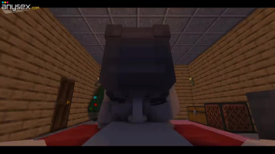 Minecraft Porn - Christmas comes early for the eager couple.