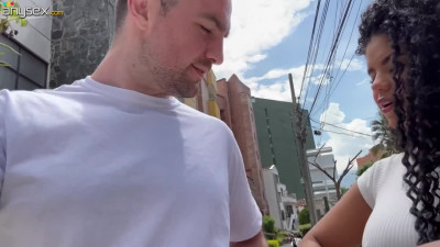 She has a squirting orgasm because of his prominent dick