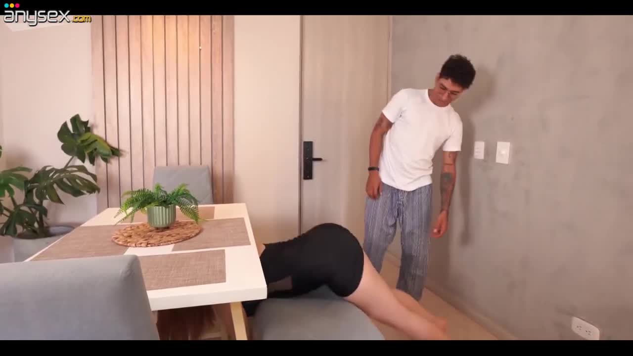 Horny Nerdy Latin Guy Found His Curvy Busty Stepmom Stuck Under the Table & Fucked Her Free Porn Videos | ePornAny.
