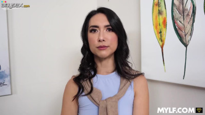 Petite Stepmom Seduces Stepson for Steamy POV Bedroom Bang Session