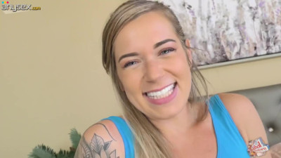 Teen Blonde Rory Know loves to lick my ass after good fuck