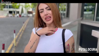 Buxom bimbo fucked by old, fat tourist for cash