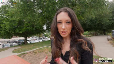 Petite Tattooed Teen Strips Teasingly Before Big Dick Pound In Cave