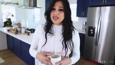 POV Doggystyle Madness: Mona Azar Takes Big White Cock Hardcore