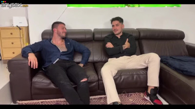 Hot girl in hijab gets fucked by two muscular men who clean all of her holes and cum in her mouth