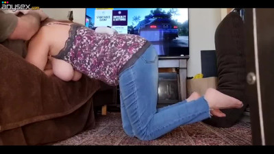 Gamer MILF With Big Tits Swallows Thick Load In Cheat Code Fantasy