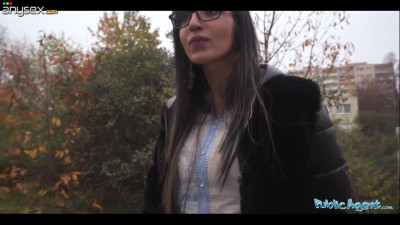 Busty Pakistani Hottie in Glasses Picks Up Stranger for Wild Public Toilet Fuck