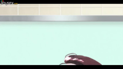 Hot teen girl moaned in the girls' shower after he snuck in hentai