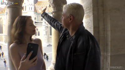 Wild fuck with busty babe Berta Lusty after travelling