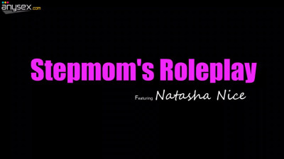After-massage deep fuck with hot BBW stepmom Natasha Nice in stockings