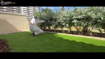 Creampie fuck with married buxom harlot